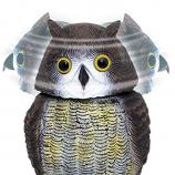 Model sove s rotirajućom glavom za plašenje golubova i ptica