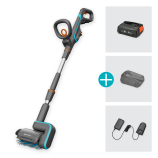Gardena akumulatorski višenamjenski čistač AquaBrush patio 03/18V P4A set