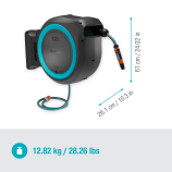 Gardena PowerRoll XL zidna kutija za crijevo 35 m, tirkizna - set