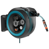 Gardena PowerRoll XL zidna kutija za crijevo 35 m, tirkizna - set