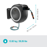 Gardena PowerRoll XL zidna kutija za crijevo 35 m, bijela - bez baterije