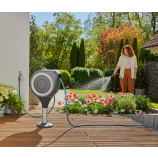 Gardena RollUp M kutija za crijevo za terasu, crijevo 20 m, bijela, automatsko namotavanje