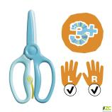 Fiskars škare za vježbanje, tirkizne 3+ 1064068