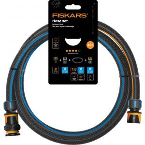 Fiskars set crijeva za navodnjavanje 13 mm (1/2") 1,8 m sa spojnicama 1057621