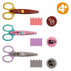 Fiskars Súprava nožníc Kidzors 3 ks Zoo zvieratká 1003846